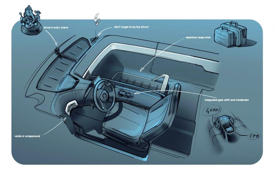  Volkswagen Milano Taxi Concept 2010 года  (фото 12 из 44)